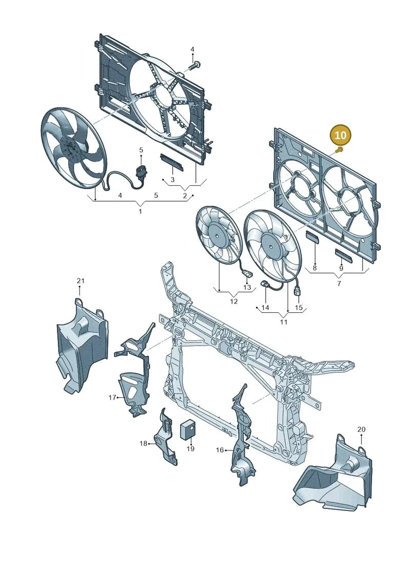 8Y0198003 — Audi TTS (2014-2023) diagram 850121920, position 10