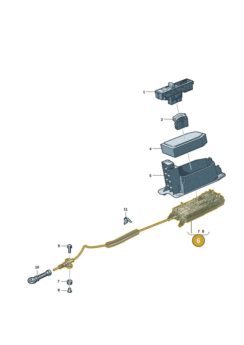 8Y0713033C — SEAT CUPRA Formentor (2020-) diagram 5h0713100, position 6