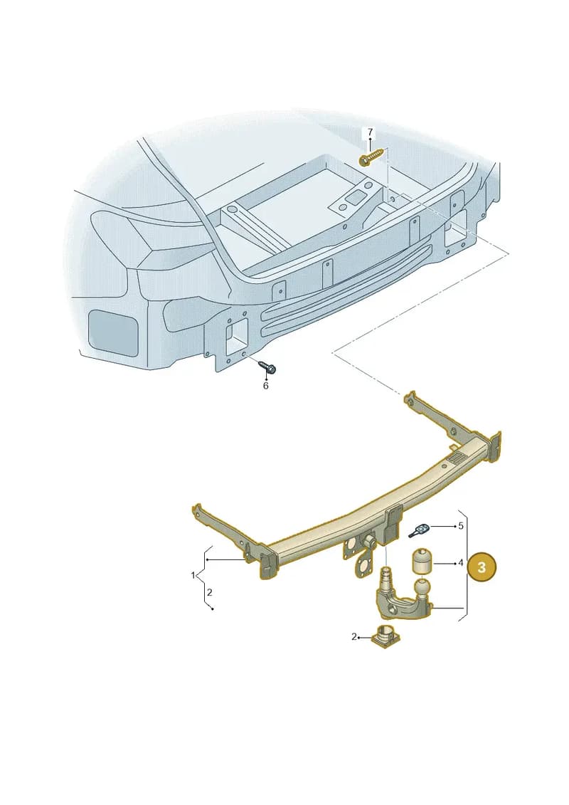 8Y0800495A — Audi A3 Sportback (2019-2025) diagram 596804050, position 3