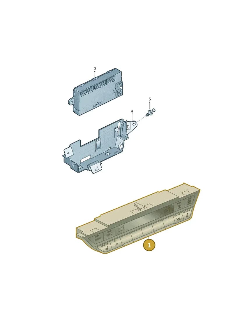 8Y0820047A — Audi A3 Sportback (2019-2025) diagram 596819400, position 1