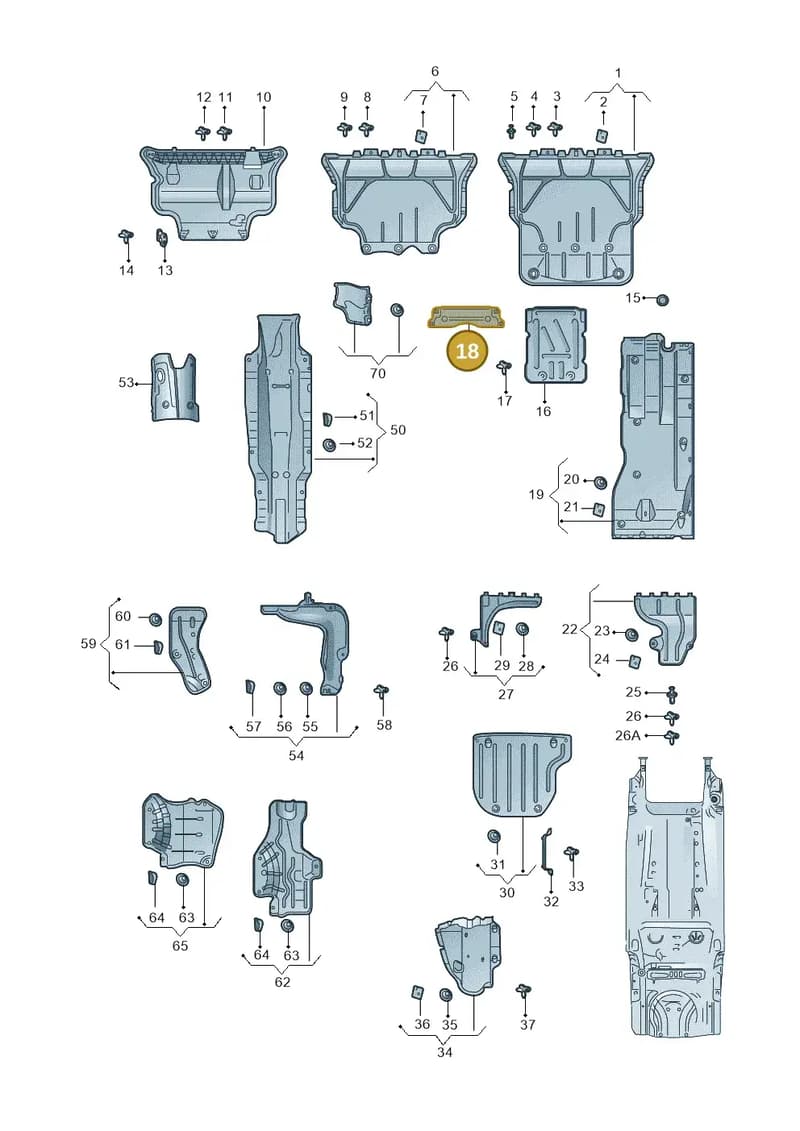 8Y0825230 — Skoda Octavia (2019-2022) diagram 585825110, position 18
