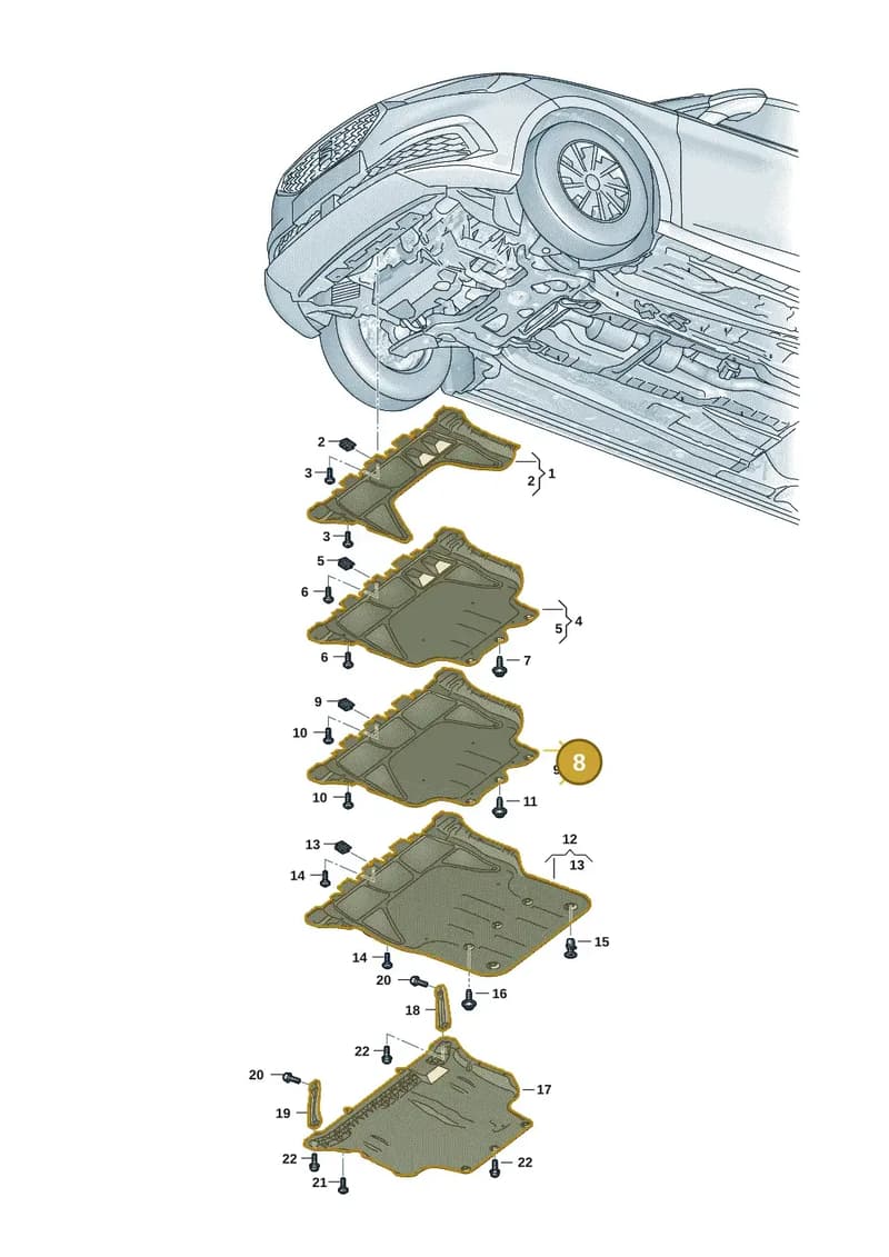 8Y0825236A — SEAT CUPRA Formentor (2020-) diagram 5fn825000, position 8