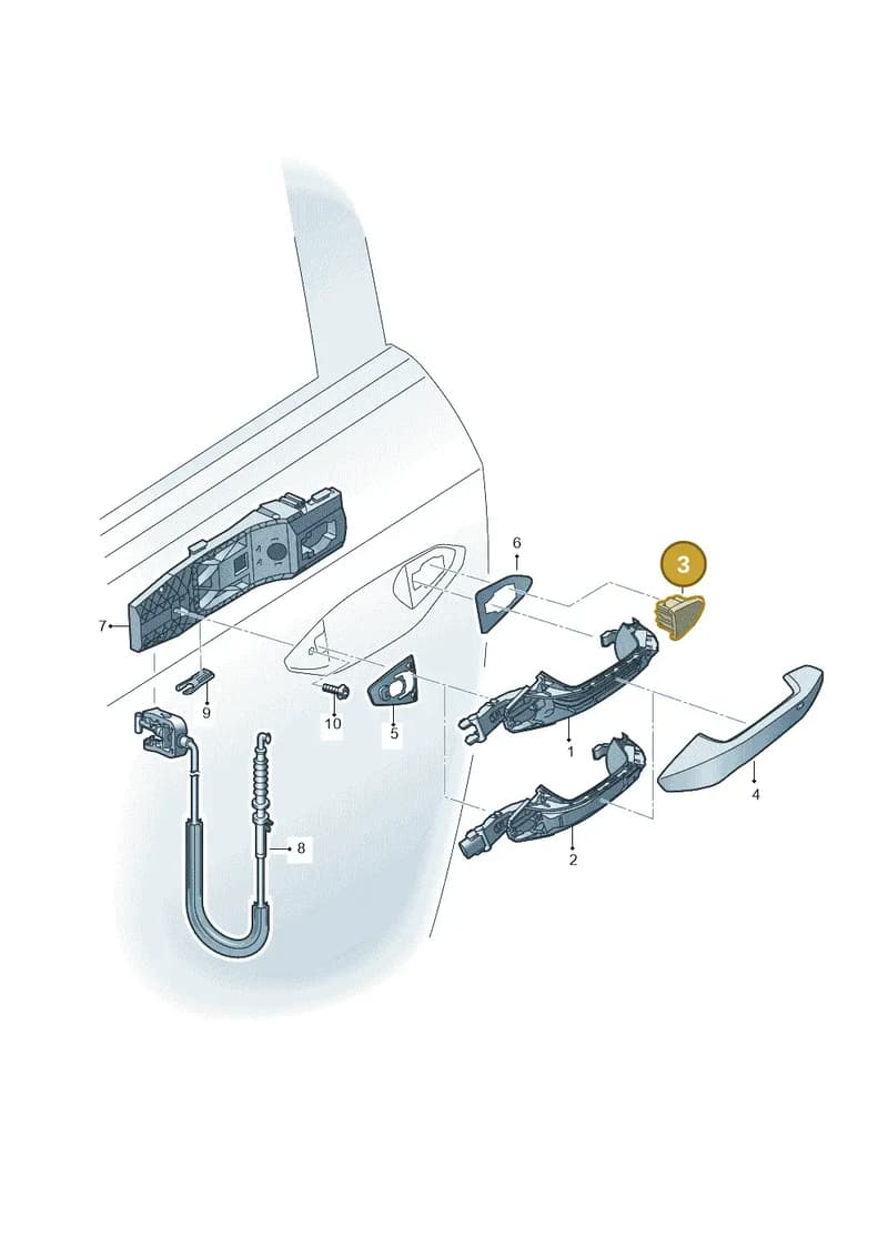 8Y0837167A — Skoda Kodiaq (2024-2024) diagram 596839000, position 3