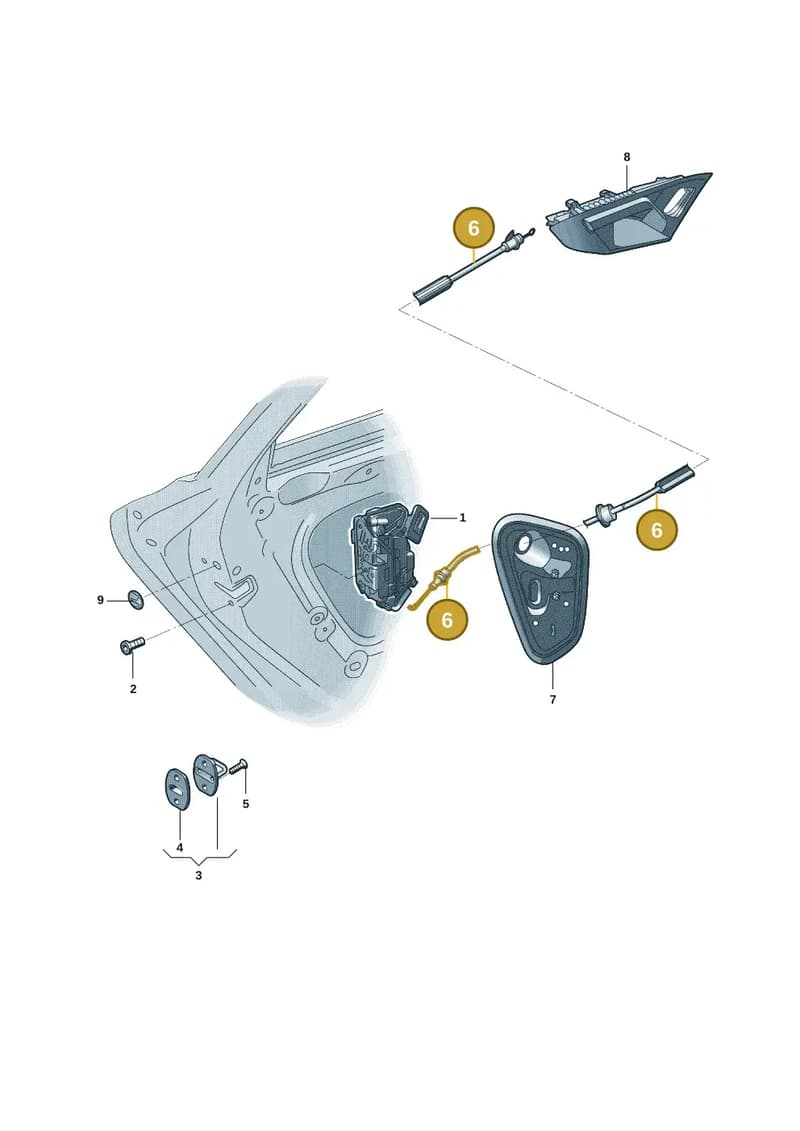 8Y0839085 — Audi A3 (2020-) diagram 8yx839030, position 6