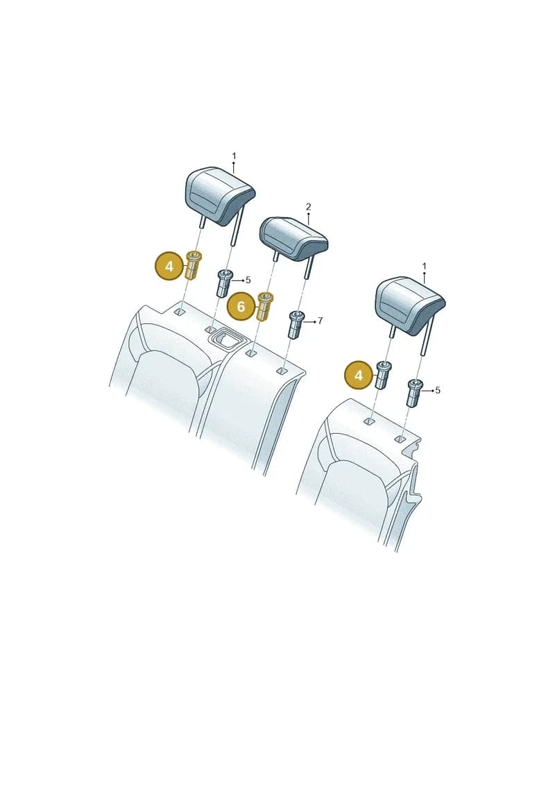 8Y0886920ADS2 — Audi Q4 Sportback (2021-2022) diagram 596885850, position 4+6