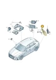 8Y0907693 Audi Shield for Control Unit