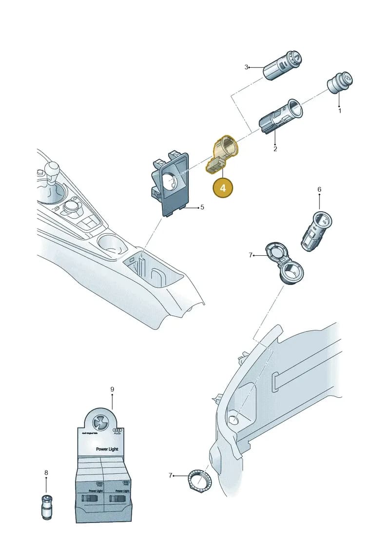 8Y0919340 — Audi TT RS (2016-2023) diagram 850919900, position 4