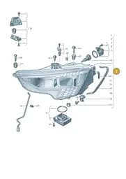 8Y0941035F Audi LED Headlight with Matrix Beam