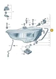 8Y0941036L Audi LED Headlight with Matrix Beam