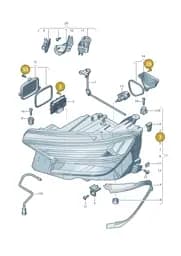 8Y0941099 Audi 1 Set Bolts