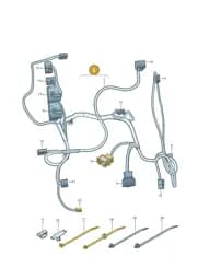 8Y0971366CT Audi Seat Frame Wiring Harness