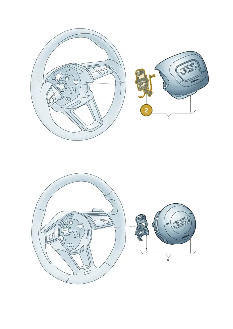 8Y0971589A — Audi A3 Sportback (2019-2025) diagram 592880000, position 2