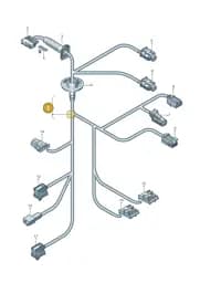 8Y0971688AK Audi Wiring Set for Door