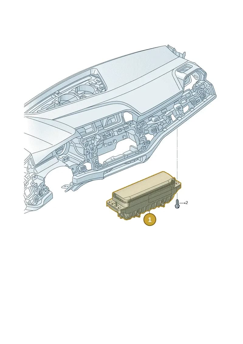 8Y1880204D — Audi A3 Sportback (2019-2025) diagram 597880010, position 1