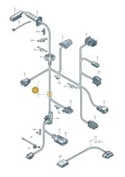 8Y2971029AD Audi Wiring Set for Door