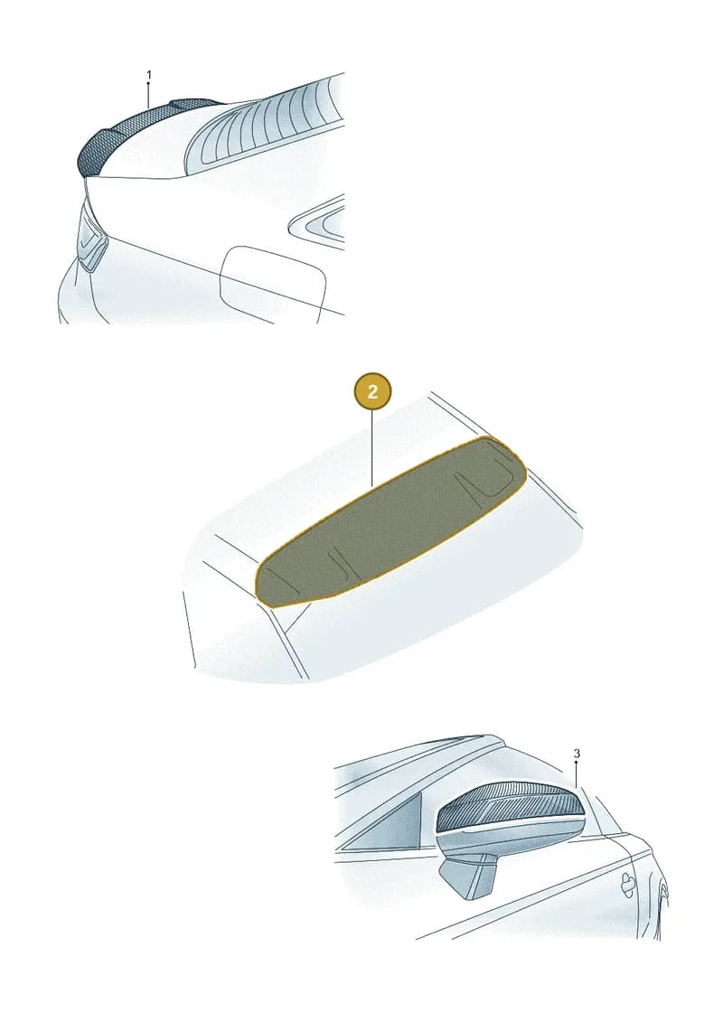 8Y4071645B3Q0 — Audi A3 Sportback (2019-2025) diagram 596075012, position 2