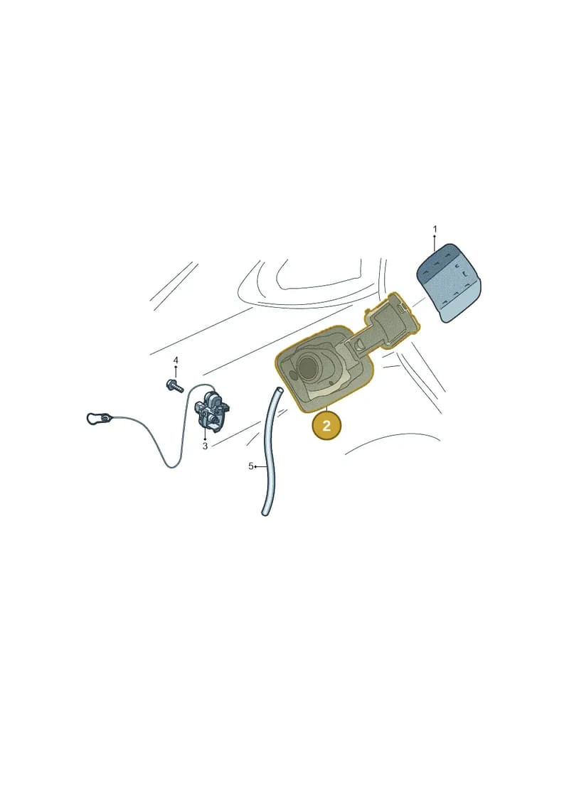 8Y4809906A — Audi A3 Sportback (2019-2025) diagram 596809090, position 2