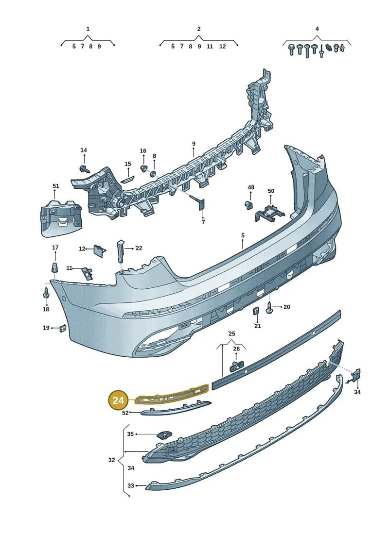 8Y4853102A9B9 — Audi A3 Sportback (2019-2025) diagram 596807725, position 24