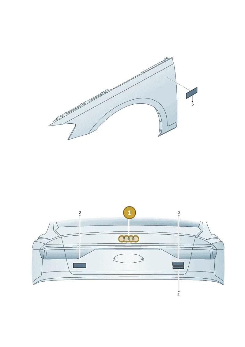 8Y4853742C716 — Audi A3 Sportback (2019-2025) diagram 429853070, position 1