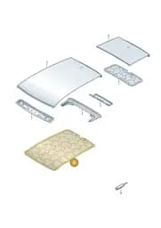 8Y4867523 Audi Roof Reinforcement