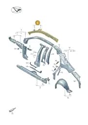 8Y5810180 Audi A-Pillar Inner