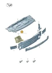 8Y5813331 Audi Reinforcement for Cross Panel