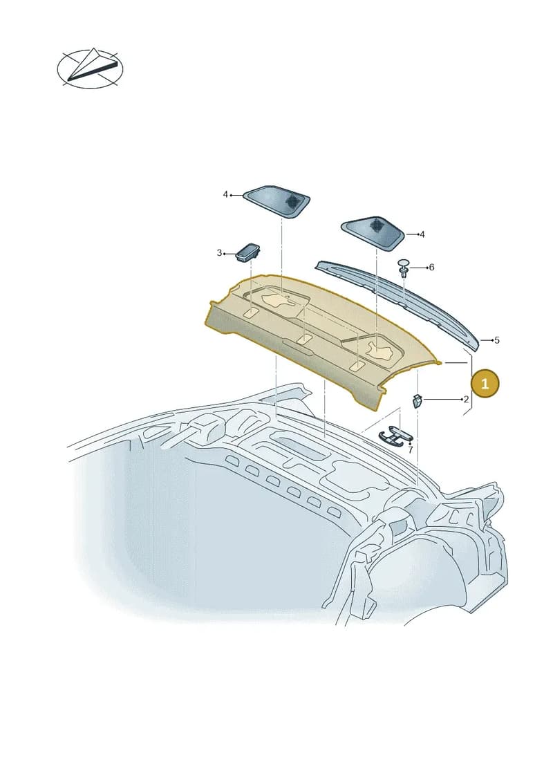 8Y5863411AXA6 — Audi A3 Sportback (2019-2025) diagram 596863860, position 1