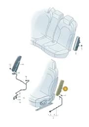 8Y5880242E Audi Side Airbag Unit