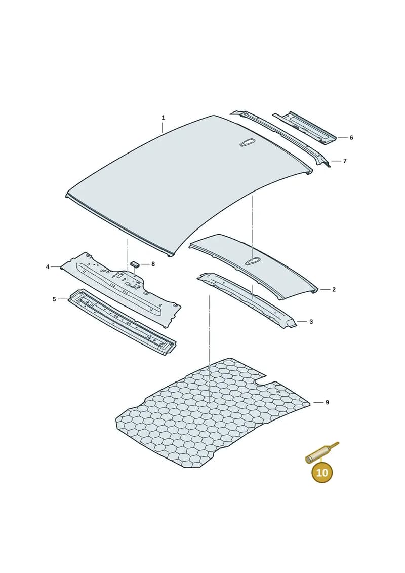 D506110A1 — Audi A5 Limousine (2024-2025) diagram 8wh817000, position 10