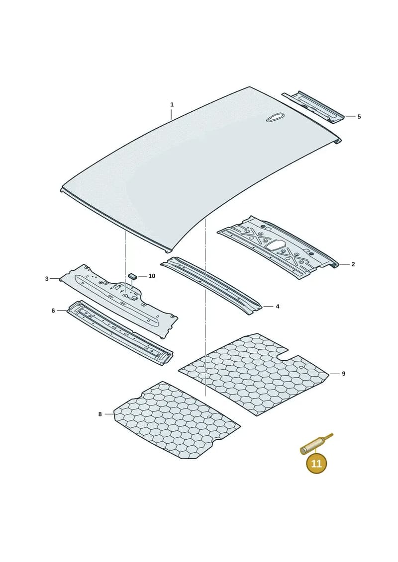 D506110A1 — Audi A5 Avant (2024-2025) diagram 8wk817000, position 11