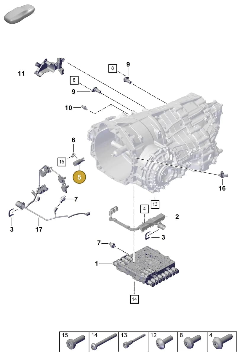 0DT325251 — Porsche 911 (2020-2022) diagram p57302120, position 5