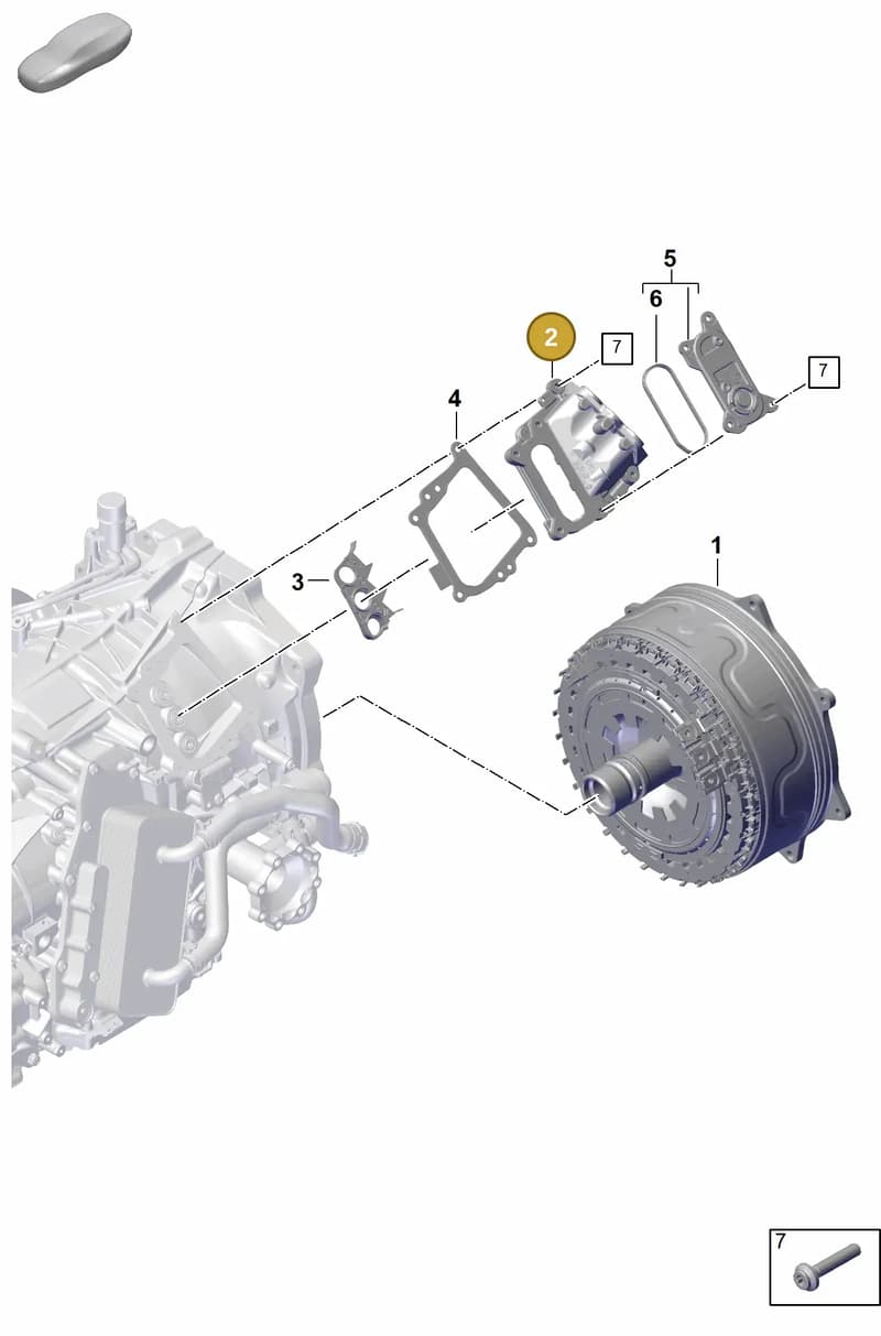 0DU301105 — Porsche 911 (2024-2025) diagram p63302300, position 2
