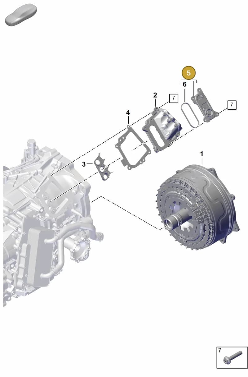 0DU301205 — Porsche 911 (2024-2025) diagram p63302300, position 5