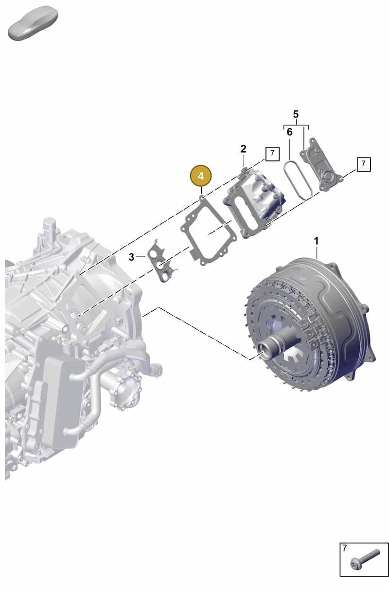 0DU301215 — Porsche 911 (2024-2025) diagram p63302300, position 4