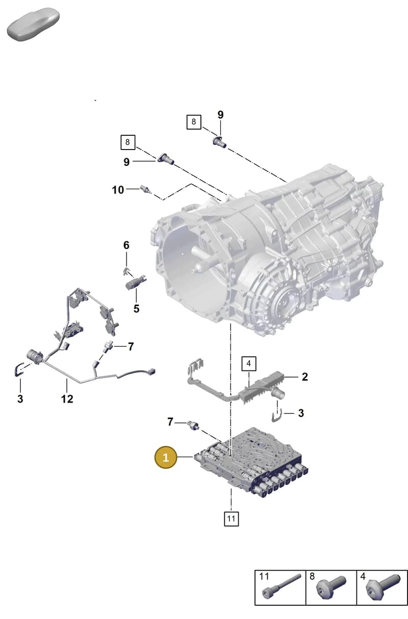 0DU325057 — Porsche 911 (2024-2025) diagram p63302170, position 1