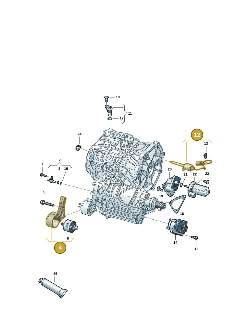 0ME325337A — Audi RS e-tron GT (2020-2025) diagram 4j1300550, position 4+12