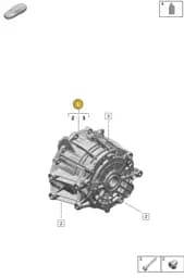 0MG300045HX Porsche Front Axle Differential