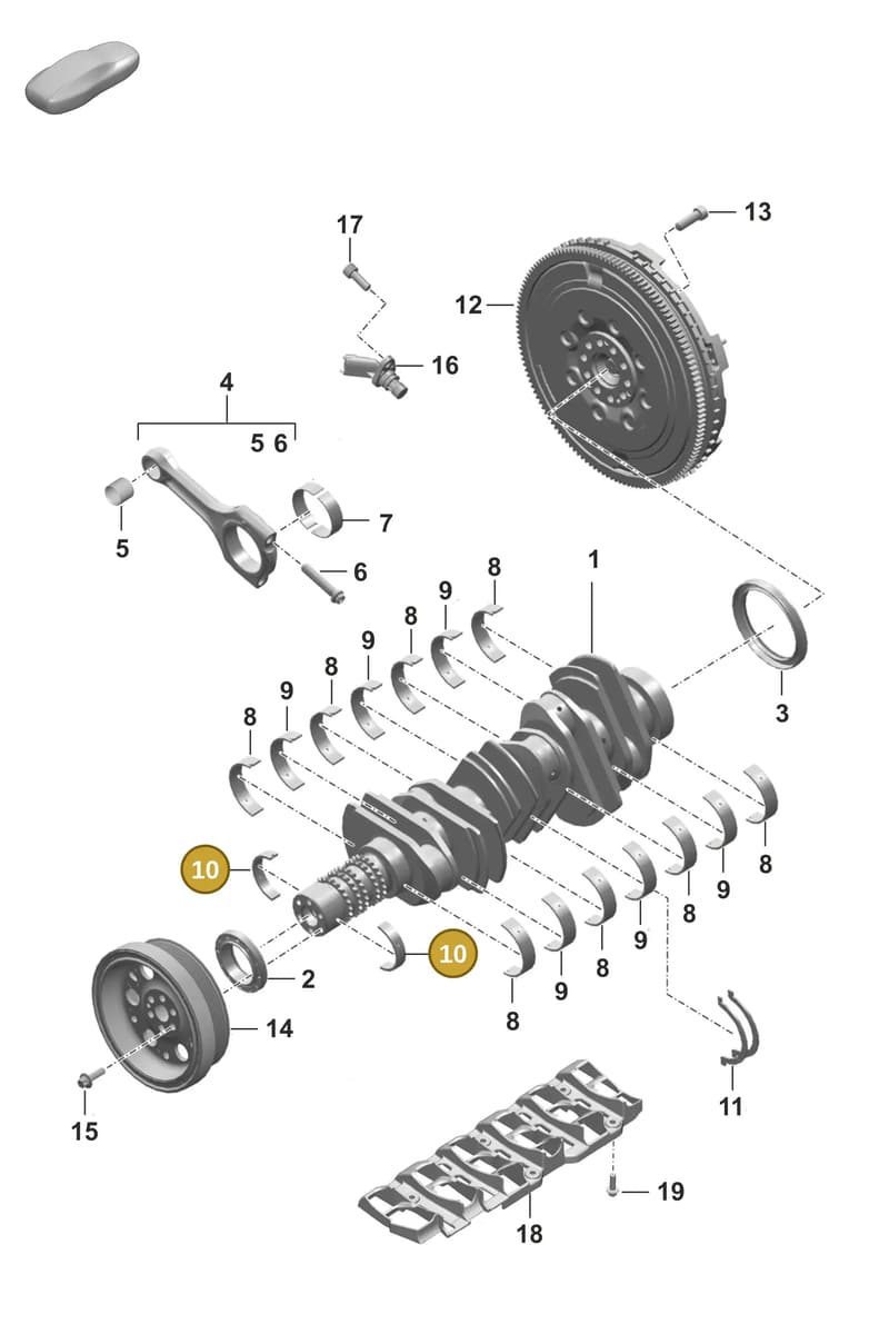 0PB105589A — Porsche 911 (2018-2024) diagram p53102000, position 10