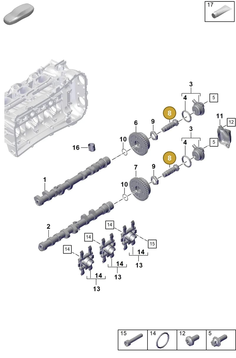 0PB109257A — Porsche 911 (2021-2022) diagram p59103100, position 8