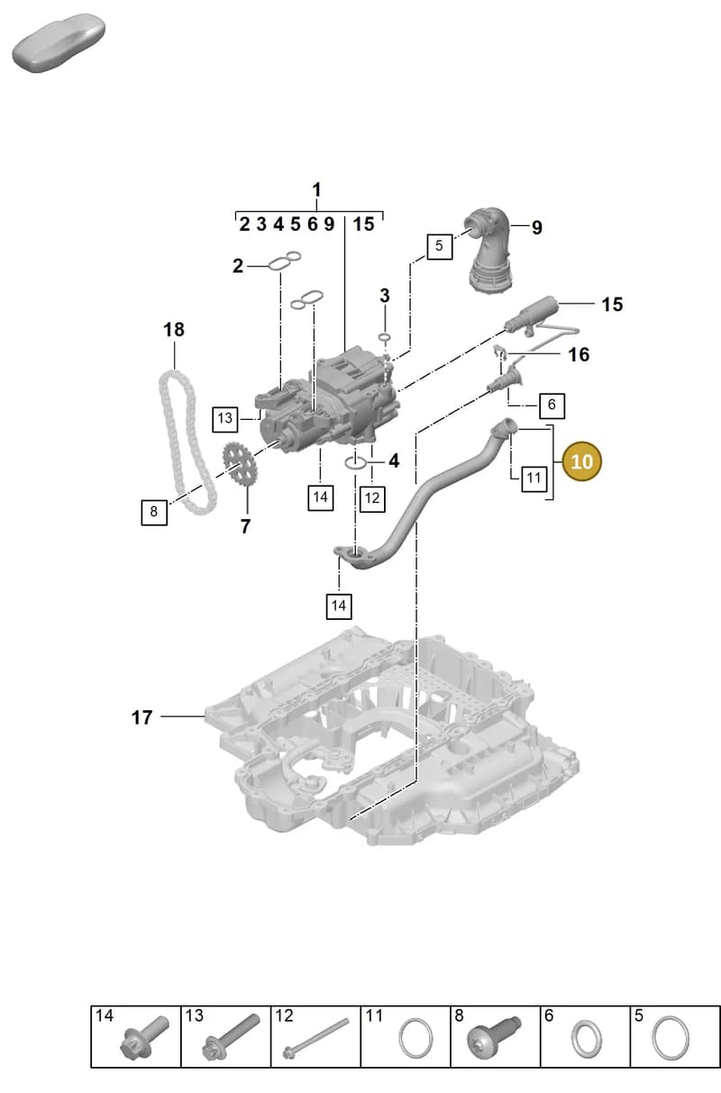 0PB115701 — Porsche 911 (2024-2025) diagram p63104000, position 10