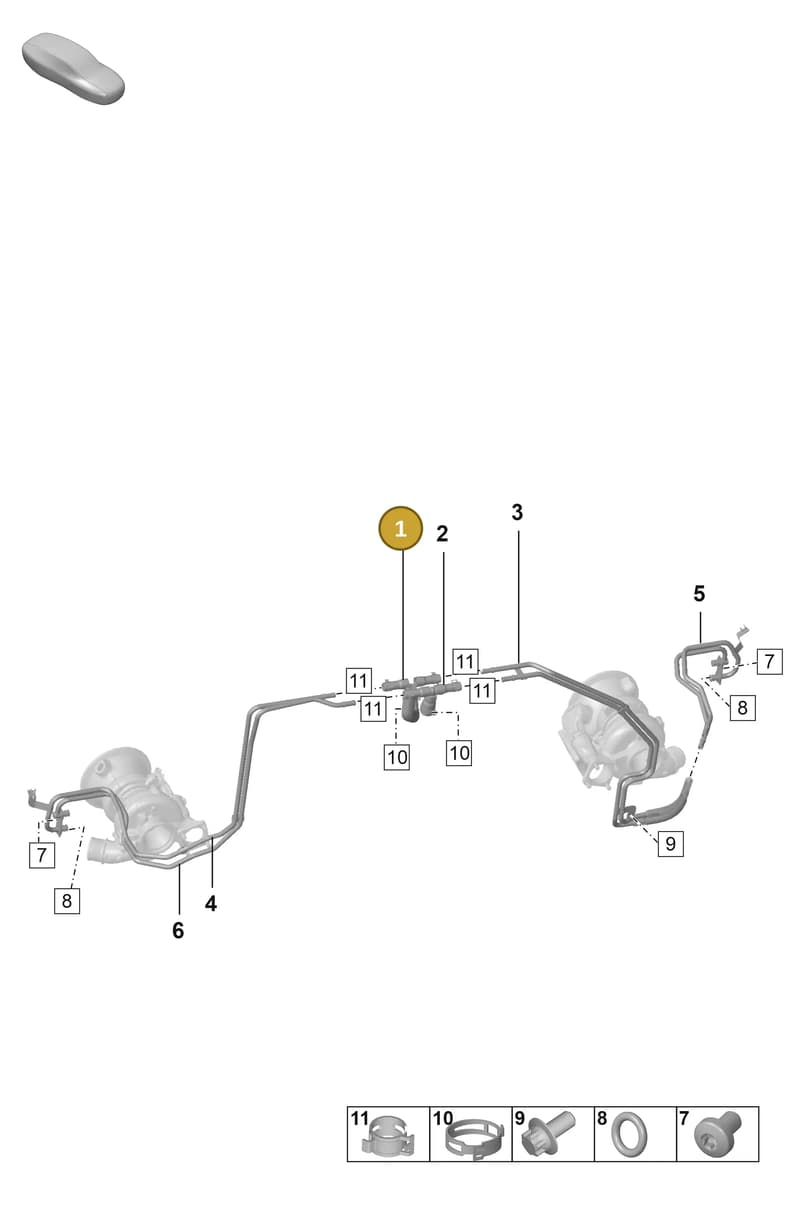 0PB121609A — Porsche 911 (2024-2025) diagram p53202100, position 1