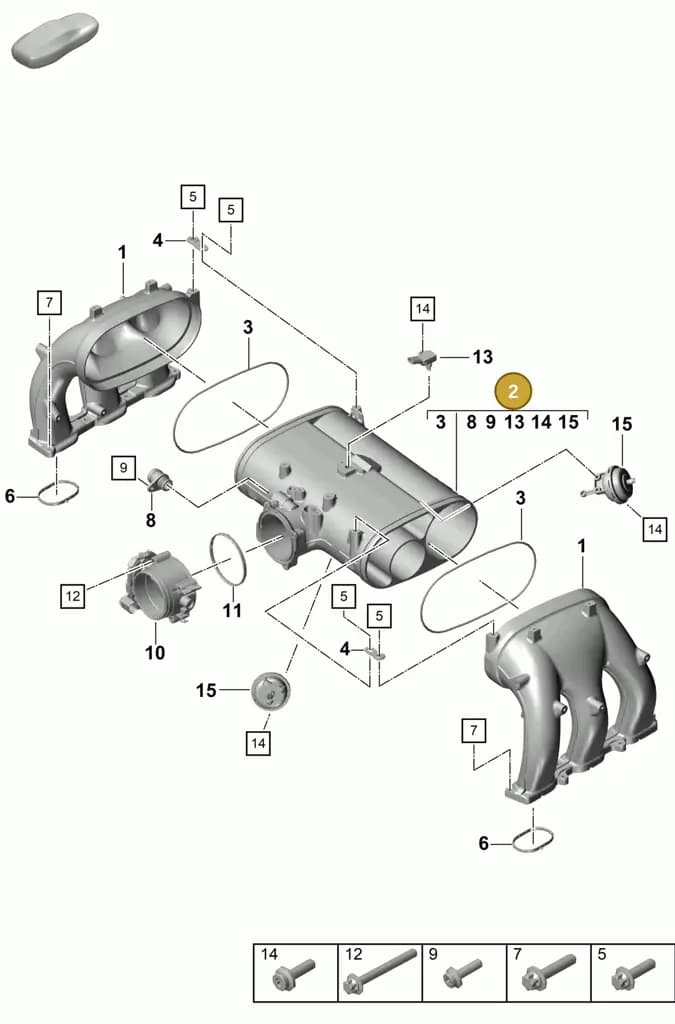0PB128333F — Porsche Boxster Spyder (2019-2020) diagram p55107100, position 2