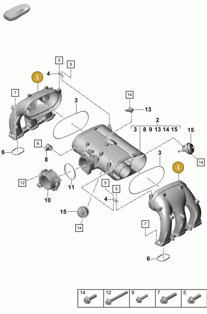 0PB129713C — Porsche Boxster Spyder (2019-2020) diagram p55107100, position 1