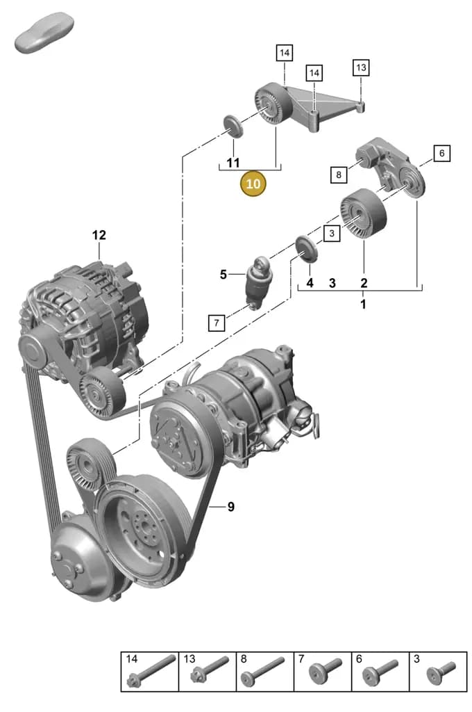 0PB145172 — Porsche Boxster Spyder (2019-2020) diagram p55102200, position 10