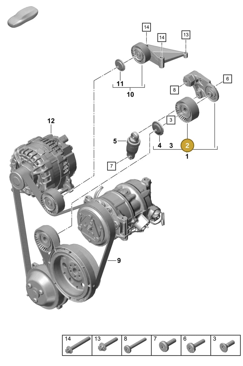 0PB145279 — Porsche Boxster Spyder (2019-2020) diagram p55102200, position 2