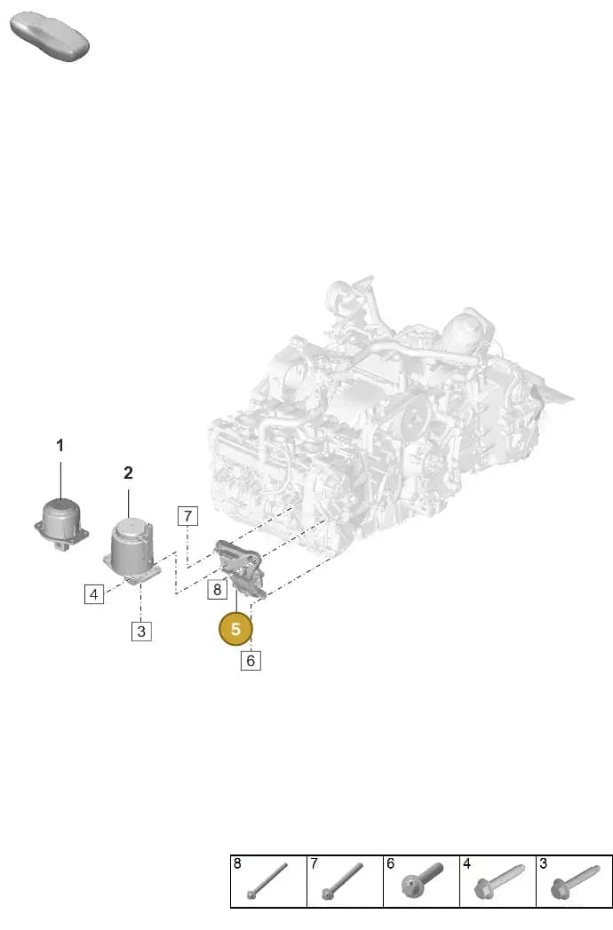 0PB199207 — Porsche 911 (2024-2025) diagram p63109000, position 5