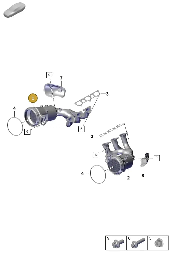 0PB254400F — Porsche 911 (2021-2022) diagram p59202000, position 1