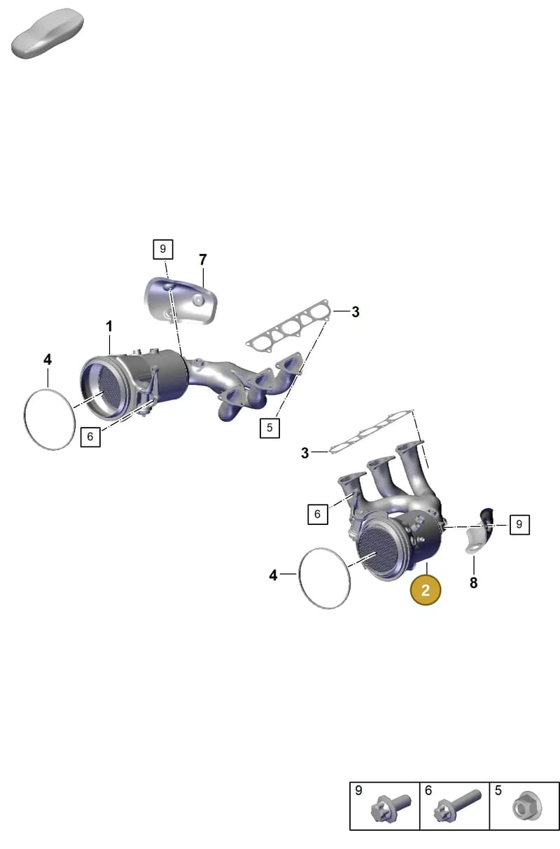 0PB254450F — Porsche 911 (2021-2022) diagram p59202000, position 2