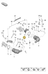 0PB906217B Porsche Retaining Bracket