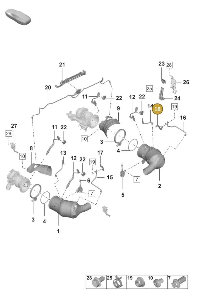 0PB906269B — Porsche 911 (2024-2025) diagram p53202200, position 18